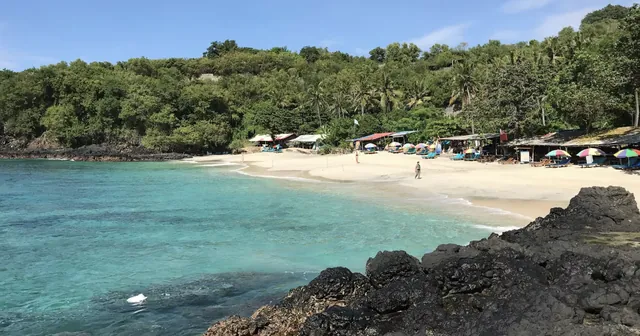 Bay with a hidden beach