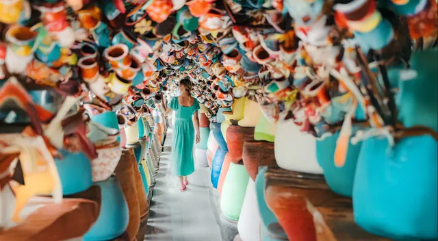 Colourful shop in Ubud